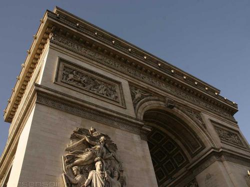 wallpaper: Arc de Triomphe, Parijs