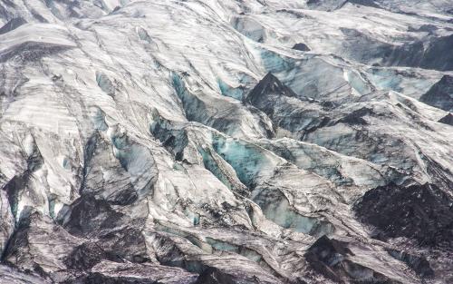 wallpaper: Morsárjökull Gletscher, IJsland