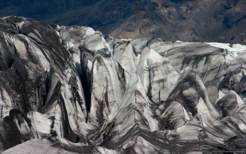 wallpaper: Skaftafellsjökull Gletscher, IJsland