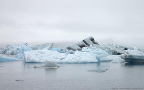 wallpaper: 'Jökulsárlón Icebergs 1' - Iceland