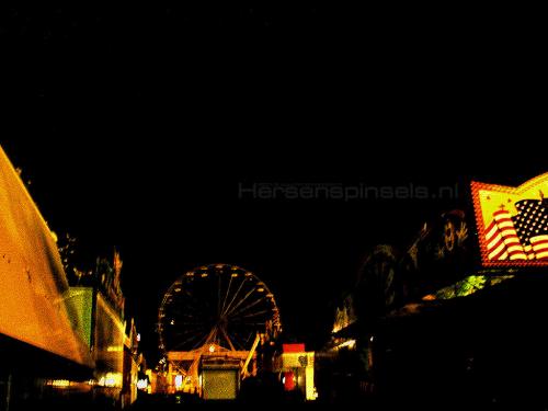 wallpaper: Kermis, Op de kermis