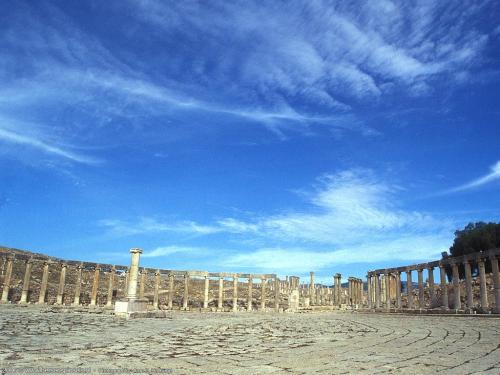 wallpaper: romeinse Ruines in jerash, Arne's Corner