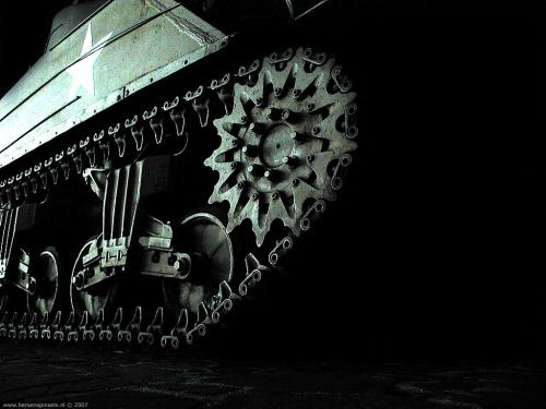 wallpaper: Sherman Tank, HersenSpinsels